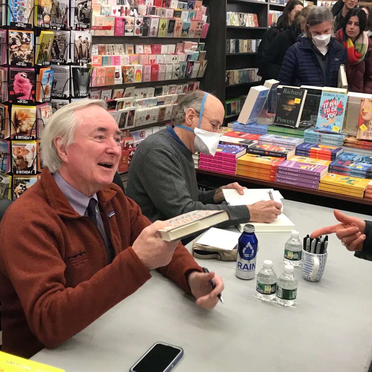 BHCHP's tweet image. We’re grateful to all of our partners and friends that have come out over the last two weeks to hear Tracy Kidder and our founder, Dr. Jim O'Connell, discuss all things "Rough Sleepers" at book signing events throughout Massachusetts. "Rough Sleepers" is out now! #RoughSleepers