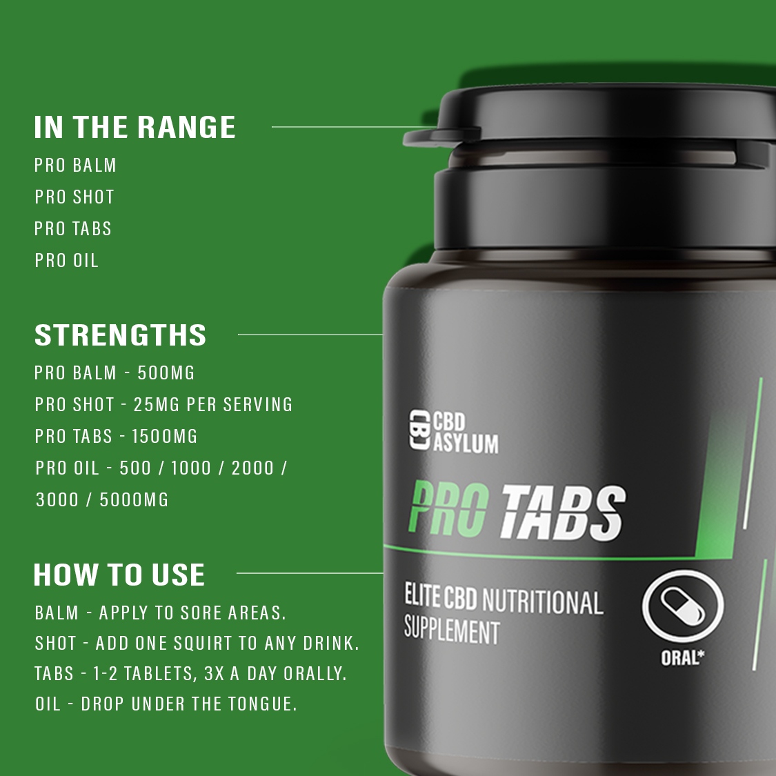 CbdAsylum's tweet photo. PRO RANGE!

Perfect for the fitness fanatic, the Pro Range creates a real pre and post-workout powerhouse to ensure you train better, harder, and longer while putting you right in the recovery zone 💪🏼 https://t.co/3xYIIdaDQq