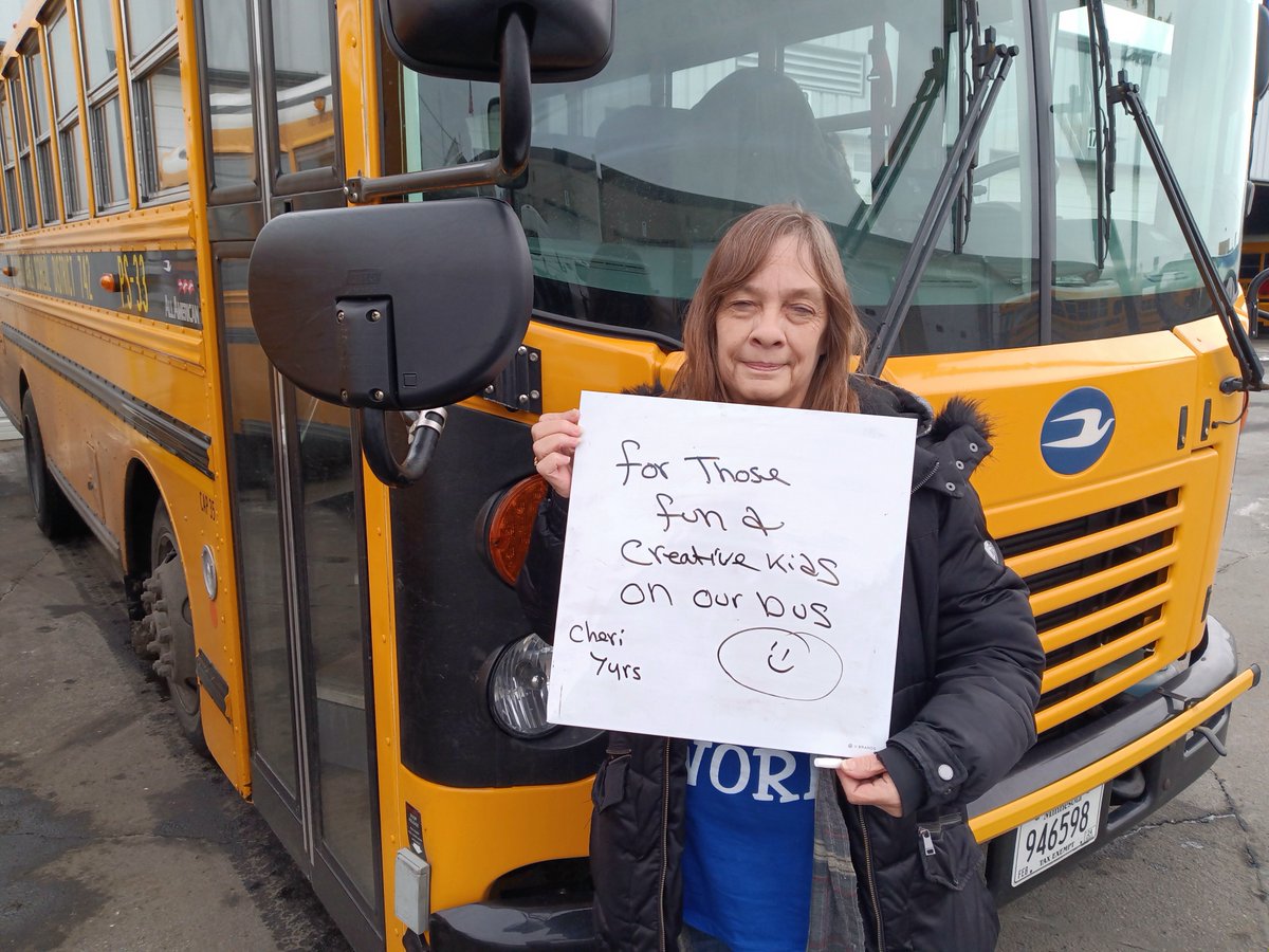 ISD742's tweet photo. A big shout out to these two bus paras! #742together #paraeducatorweek https://t.co/qtclgLH3xP