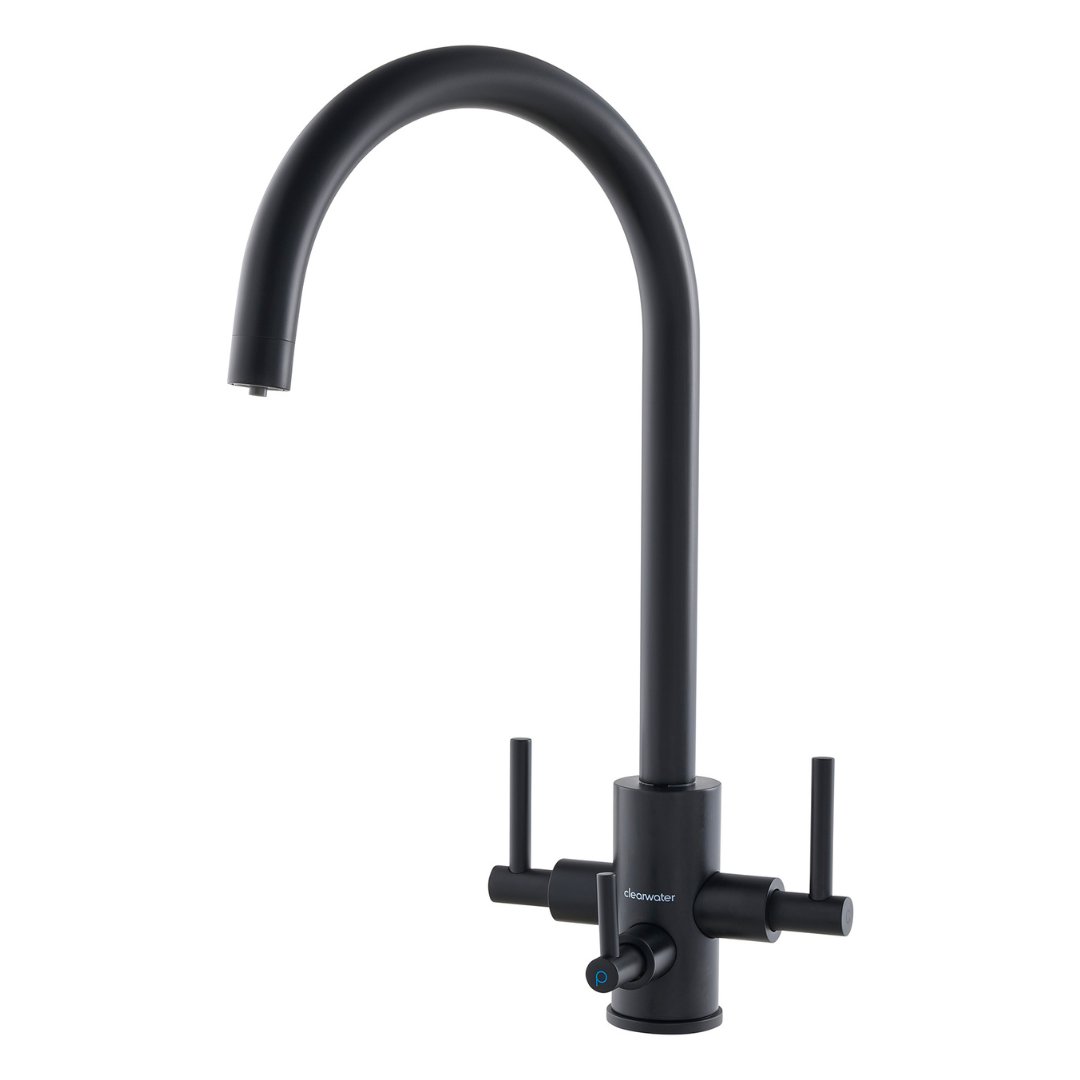 KFDTweet's tweet photo. The highly stylish and highly functional Stella Tri Filtered taps are here✨ 

Avail of hot, cold and filtered drinking water all from just one spout! 
This tap is a perfect solution for hard water problems and also comes with a PC61 water filter.

#kitchentaps #kitchendesign https://t.co/5wwt4v4fhi