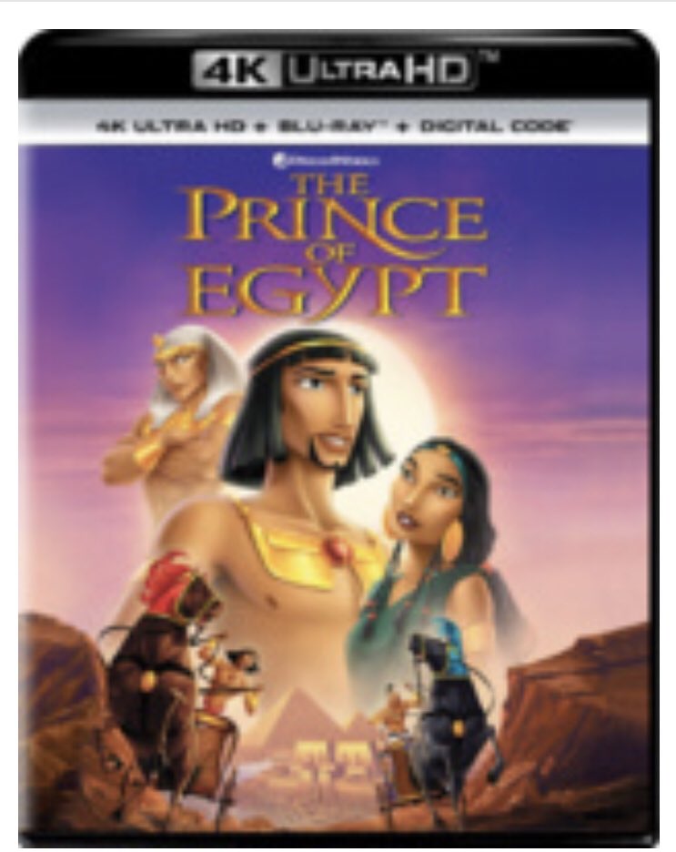 25th anniversary 4K disc March 14 #dreamworksanimation #thenineties #moses #ramses #pyramids #2160p