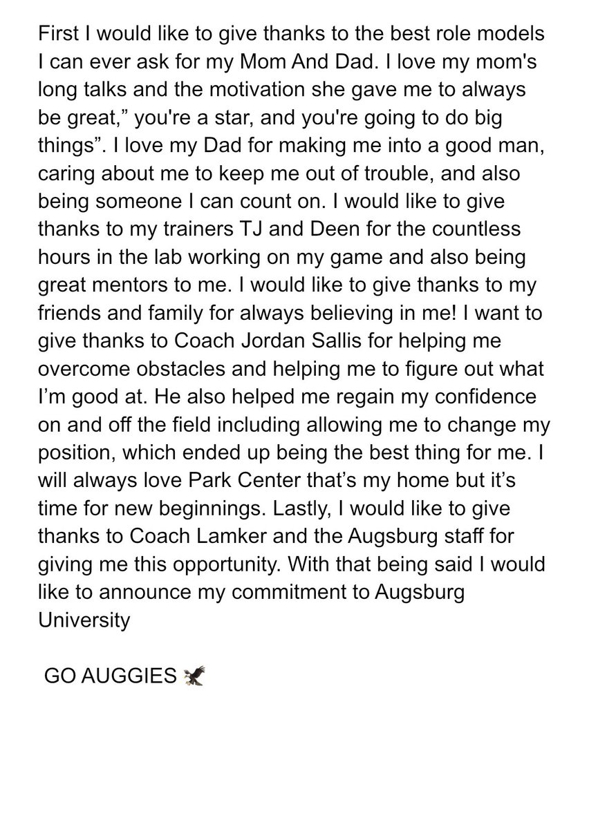 Next Chapter 1000% committed 🦅❤️