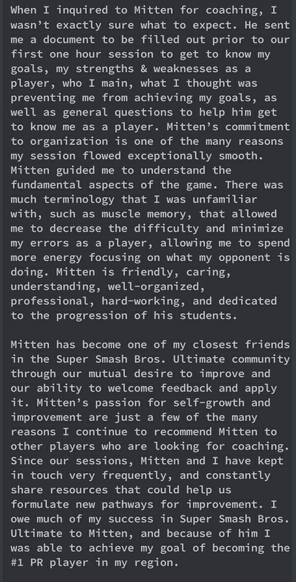 Darthmitten's tweet photo. During this month I received reviews from a few of my concurrent students and after reading them, it made me feel grateful not only to them for trusting me, but also for myself for taking on the task of being a better coach every day, to help them further. https://t.co/dqtlxgOH3m