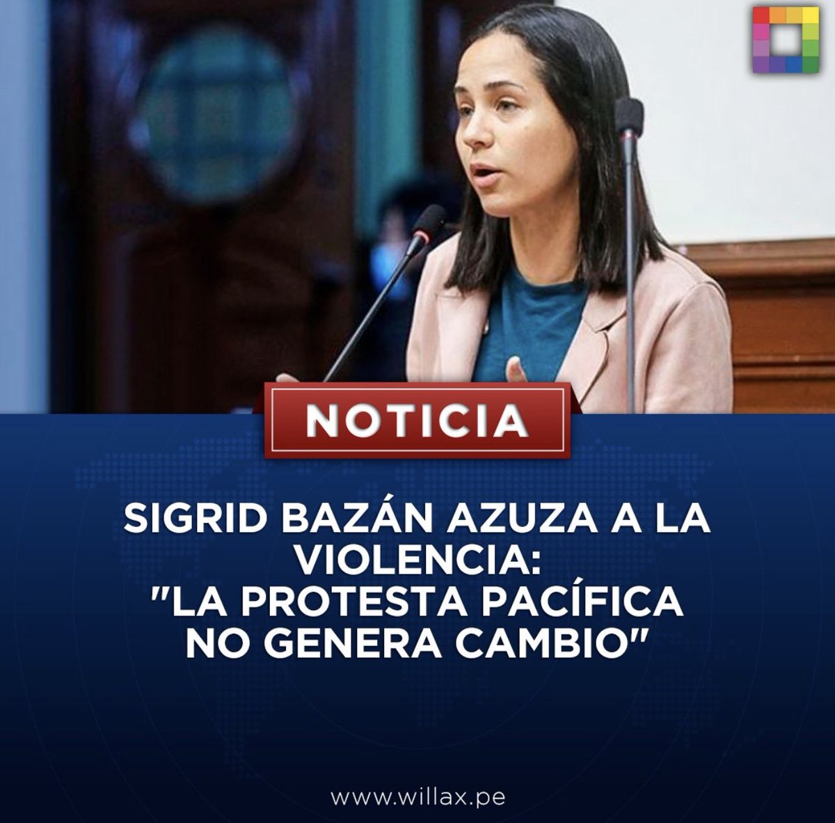 AlejandroCavero's tweet photo. Que pida su licencia sin goce y se vaya ella del Congreso como tanto desea. No se puede tener parlamentarios que justifiquen este tipo de cosas. No en vano es seguidora de Marx, quien pensaba que la “violencia es la partera de la historia”. https://t.co/v5L3XvtMQW