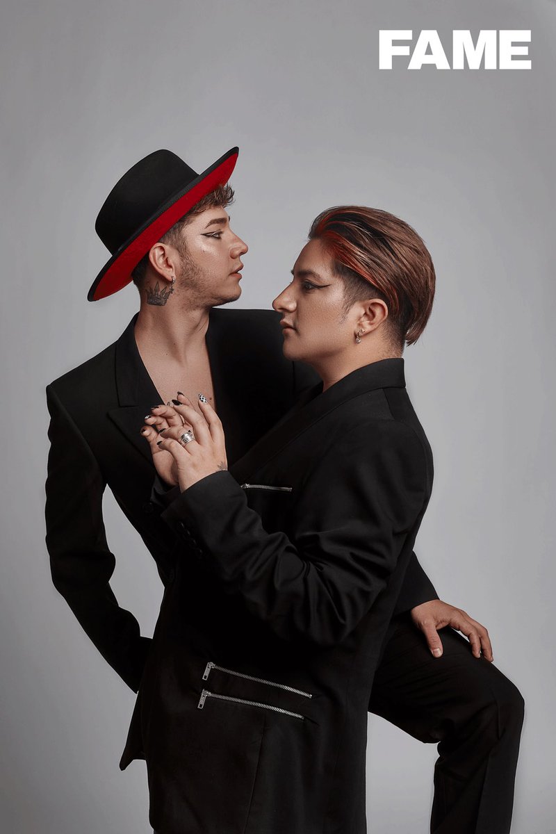 MarioAguilarMG's tweet photo. Influencers Mario Aguilar and Eduardo Zapien announce engagement on the cover fame magazine. #bodamarioylalo https://t.co/kMls4wjUF0