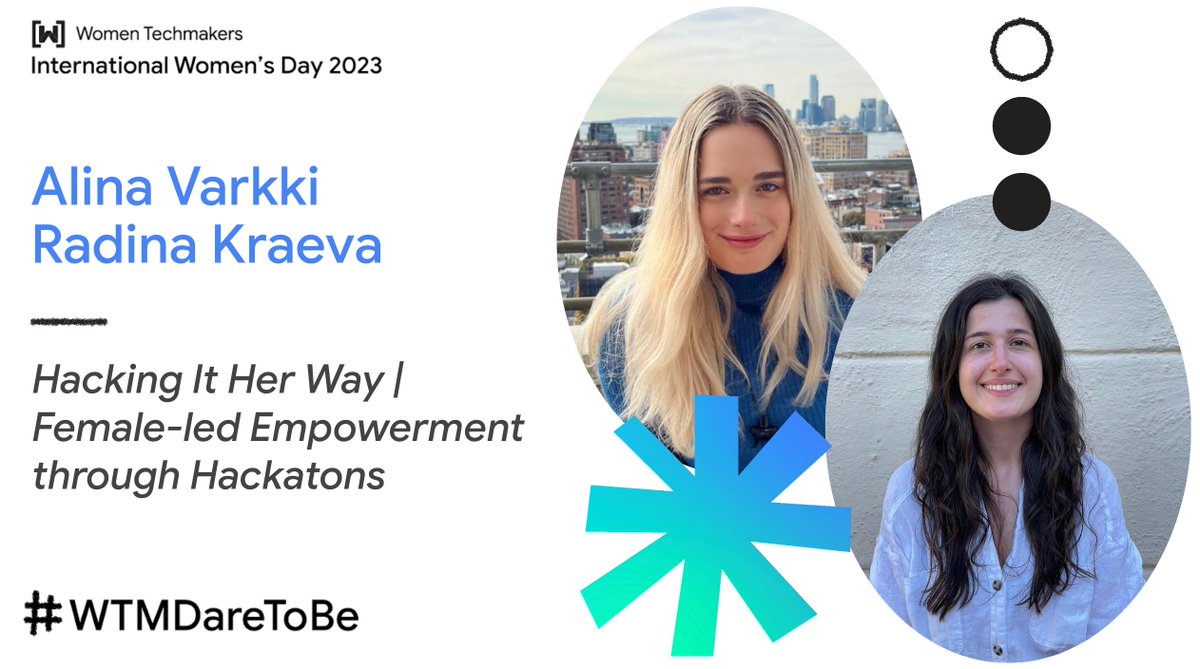 WTMScotland's tweet photo. Can't wait to host this amazing talk by students Alina Varkki &amp; Radina Kraeva about Female-led Empowerment through #Hackatons #IWD #WTMDareToBe 

📅 Join us in Glasgow this 4th March!
🎟️ Free Ticket https://t.co/sK0hgD7nA7 https://t.co/2p0YvIwxo3