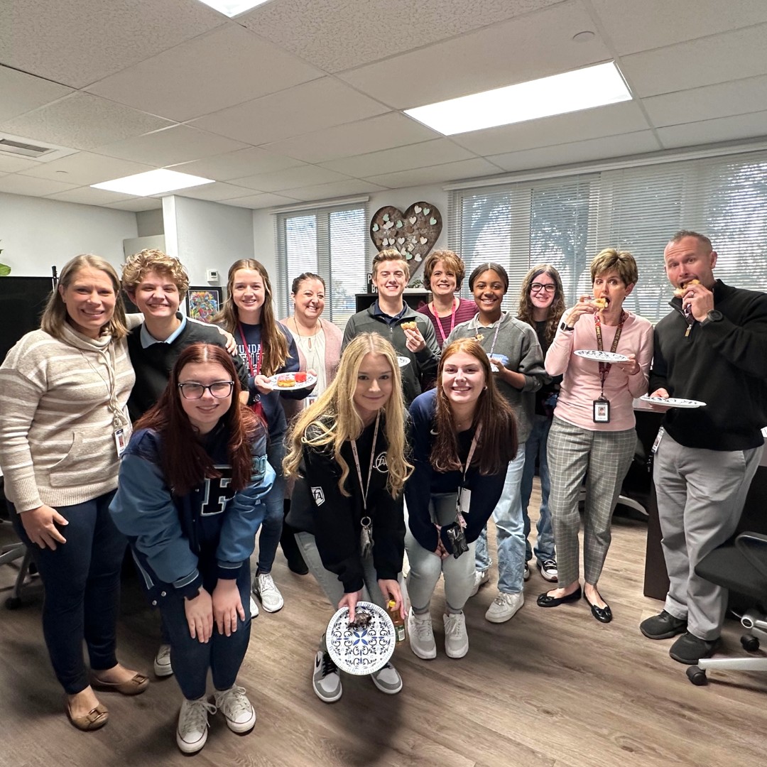 thefalions's tweet photo. Our SLi Blessings Team surprised the Student Services office with tasty breakfast treats! Thank you to Student Services for coordinating class schedules, student records, and college and career guidance for all of our Tilden students!
#FAisFAmily #FASLi #TildenCampus https://t.co/ezmifB8thX