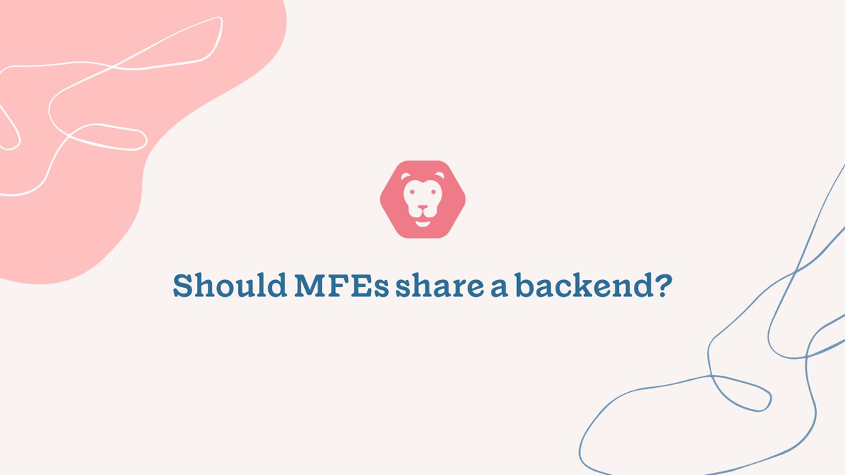 LiveLoveAppDev's tweet photo. ✨ANSWER✨ It is ideal to use Microservices architecture along with Micro Frontend architecture. Visit our blog and learn more ➡️ https://t.co/9VgN6WdtZa

#singleSPAs #microfrontendarchitecture #MFE #codebloat #frontendanarchy #liveloveapp https://t.co/ZxH4C9tiLN