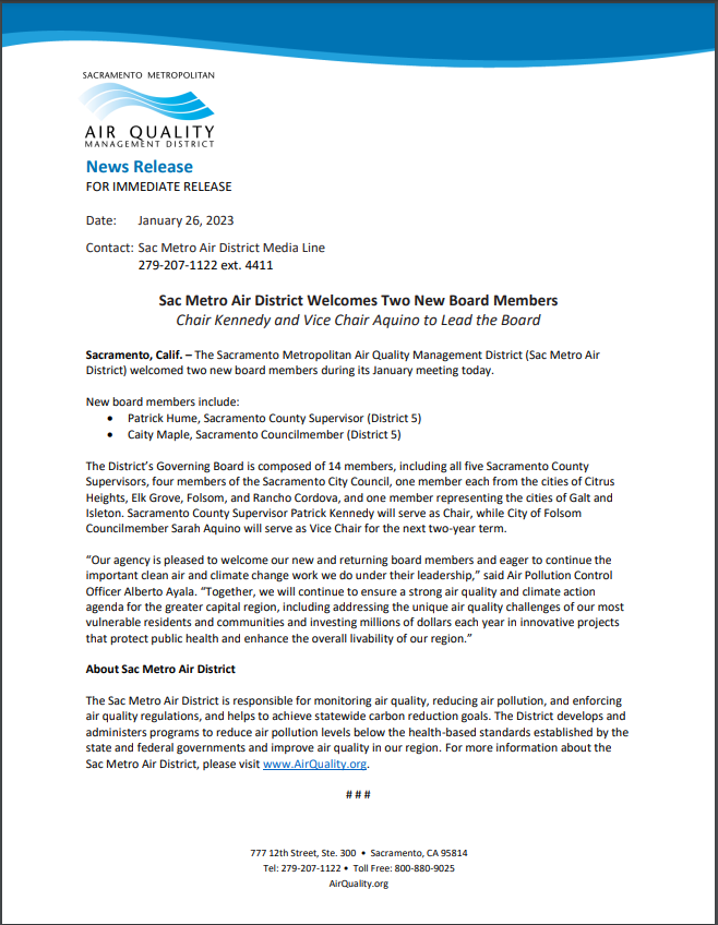 Sac Metro Air District tweet media