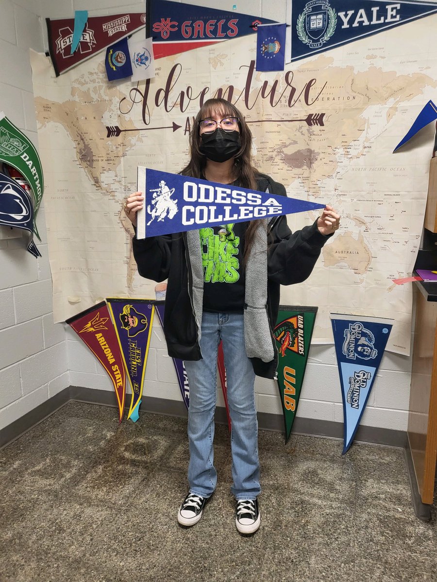 newtechodessa's tweet image. 🤠 Congratulations to Vienna Salazar for her acceptance to #OdessaCollege! We are proud of you. Go Wranglers! #collegeacceptance #ocwranglers #occares #ourcommunitycollege