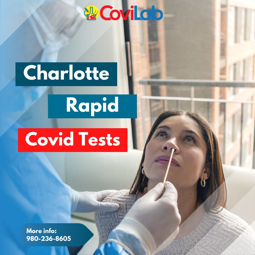 At our CoviLab Charlotte location we provide drive-up COVID-19 testing,📈 At home testing, as well as virtual rapid covid tests to people traveling internationally, individuals who have been exposed to someone with COVID-19 .✅ 
For more: covilabcharlotte.com