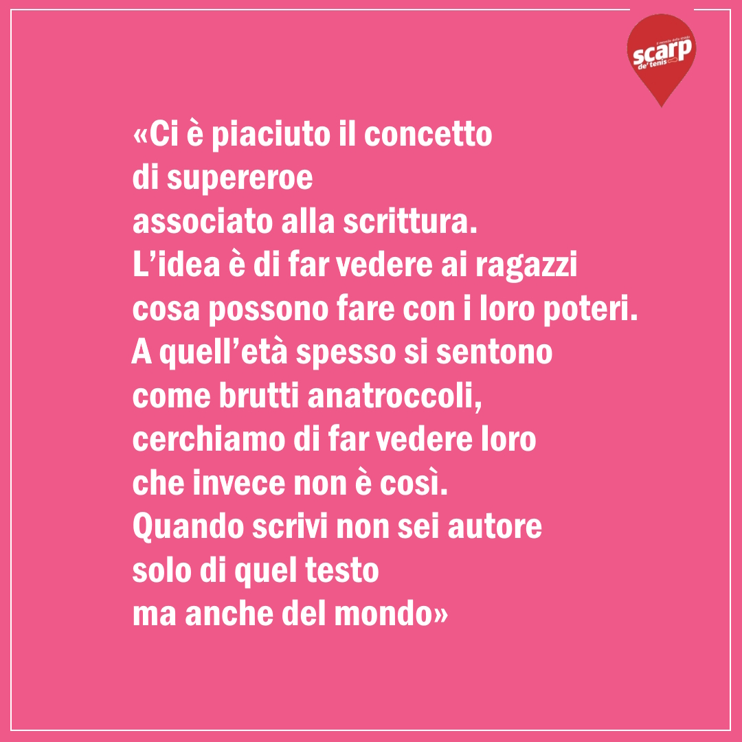scarpdetenis's tweet image. Scuola di supereroi: nato a #Milano sei anni fa sulla falsariga del progetto avviato dallo scrittore Dave Eggers a #SanFrancisco, il Centro Formazione Supereroi ha coinvolto tremila ragazzi e stampato 120 libri scritti da loro

Su #scarp di febbraio:
social-shop.it