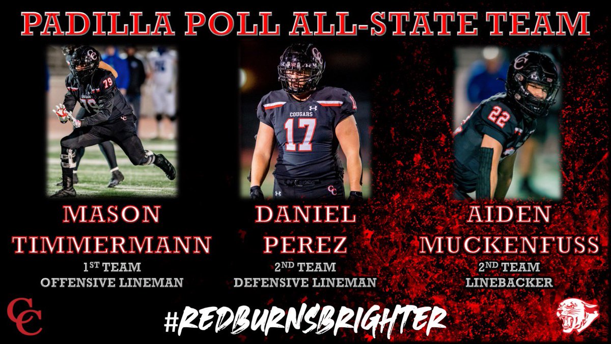 Congrats to our 2022 Padilla Poll (<a href="/padillapoll/">Carl Padilla</a>) 5A-DI All-State Team representatives‼️ ROCK AND ROLL‼️

#RedBurnsBrighter🔴🔥