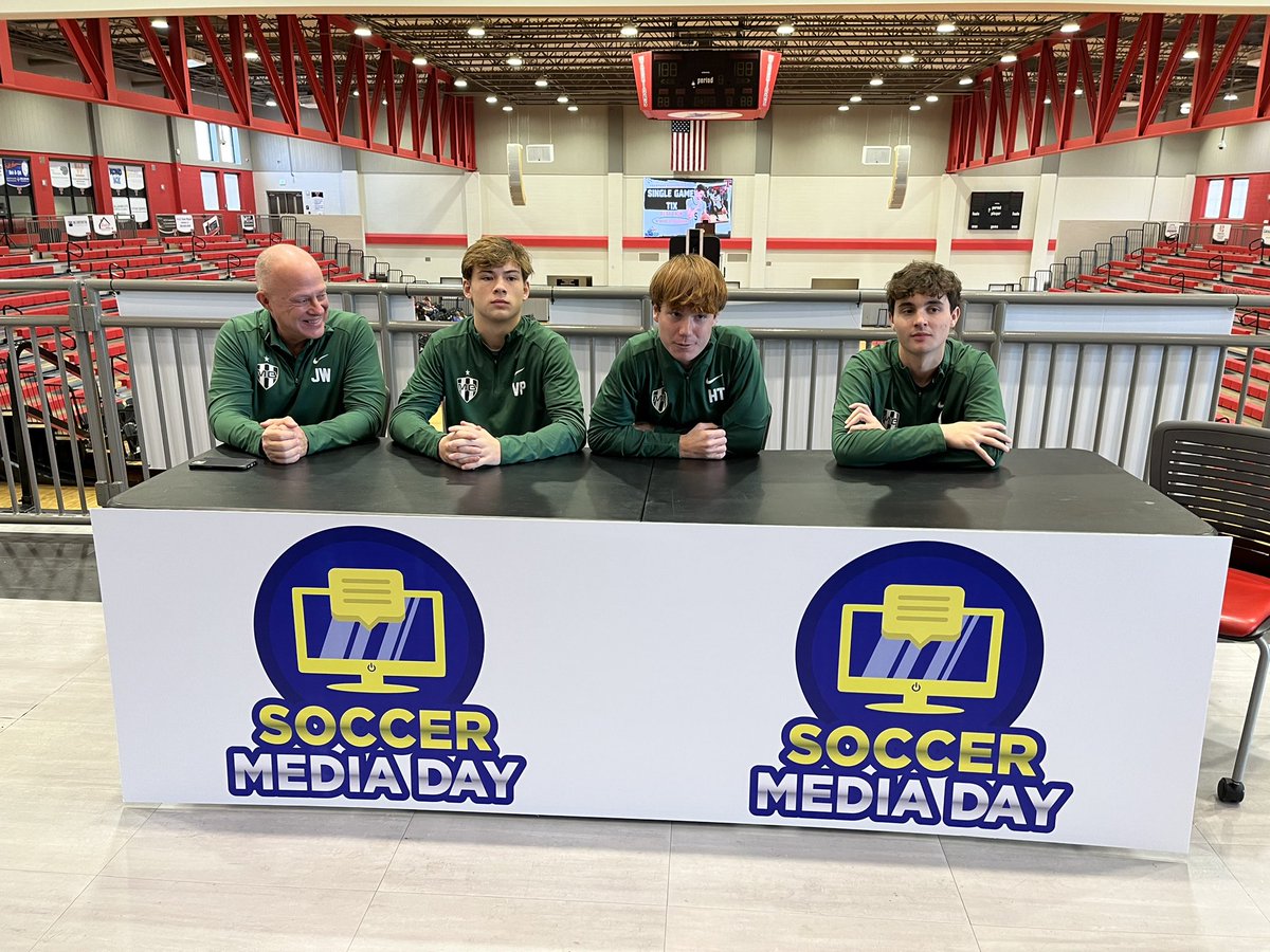 THS_WmnSoccer's tweet photo. Here are our 2022 6A state champion Mountain Brook Spartans and coach Joe Webb! Looking for a repeat!

@athletics_ths @KyleParmley @laurenssexton @AlecEtheredgeSC 

#soccermediaday2023 https://t.co/ILGtG47xCV