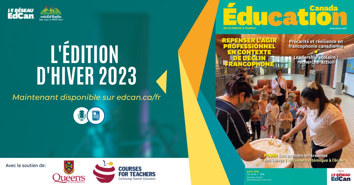 MariusBourgeoys's tweet photo. Un appel au courage est lancé
https://t.co/6bT3lU2QVu
Ma plus récente contribution à la revue publiée par @EdCanNet
L'édition d'hiver 2023 est maintenant disponible.
https://t.co/Bg8FeVqUw5
Bonne lecture et merci de partager dans votre réseau
#leadped #edcan #edcannet https://t.co/WhGOxavrQ7
