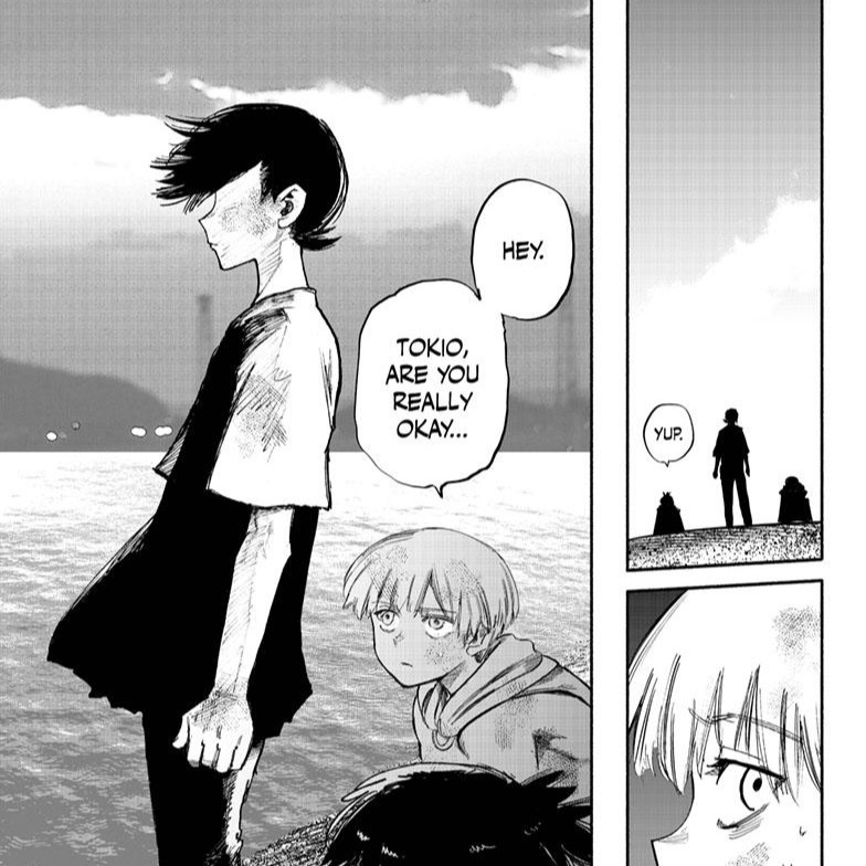 Throughout this entire chapter, Tokio's expression/face was not