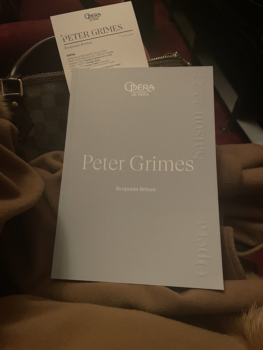 cyrine's tweet image. #petergrimes #premiere #opera #garnier #paris #operanight 🖤