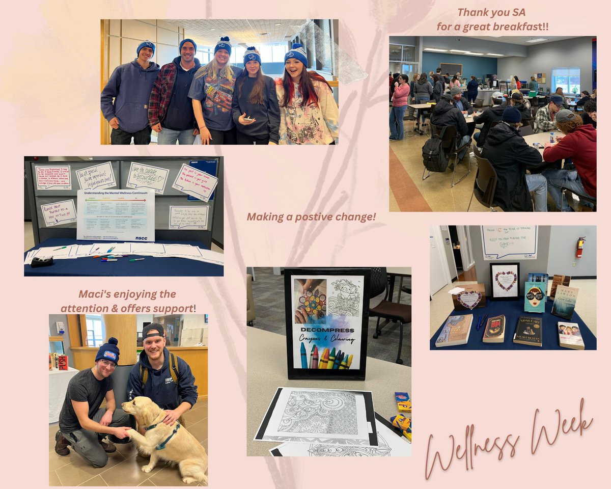 Wellness Week has been a huge success! Thank you to the committee for all the great activities &amp; the Student Association for the fabulous breakfast. Don't forget we're not done yet, monitor your email for event notices😄