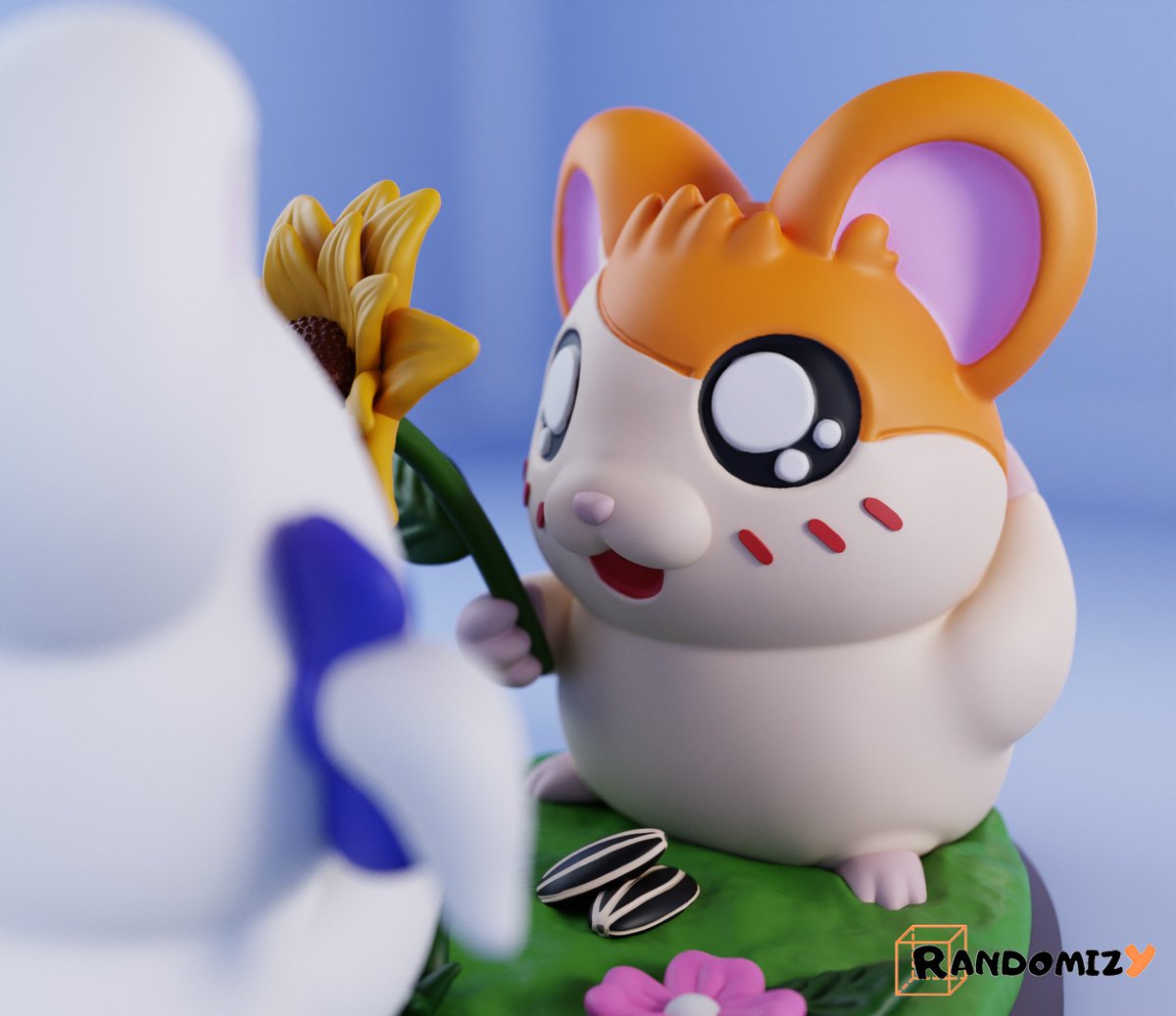 Randomizy3D's tweet photo. Here's my first creation for Valentine's Day! β€οΈ
Do you know the anime Hamtaro? πΉ
Well, I've always found these little hamsters extremely adorable and I hope I did them justice with my homage πΉ
https://t.co/6XTPMHBbaC
#3Dprinting #fanart #blender3d #RandomizY https://t.co/tYOA1t1gyM