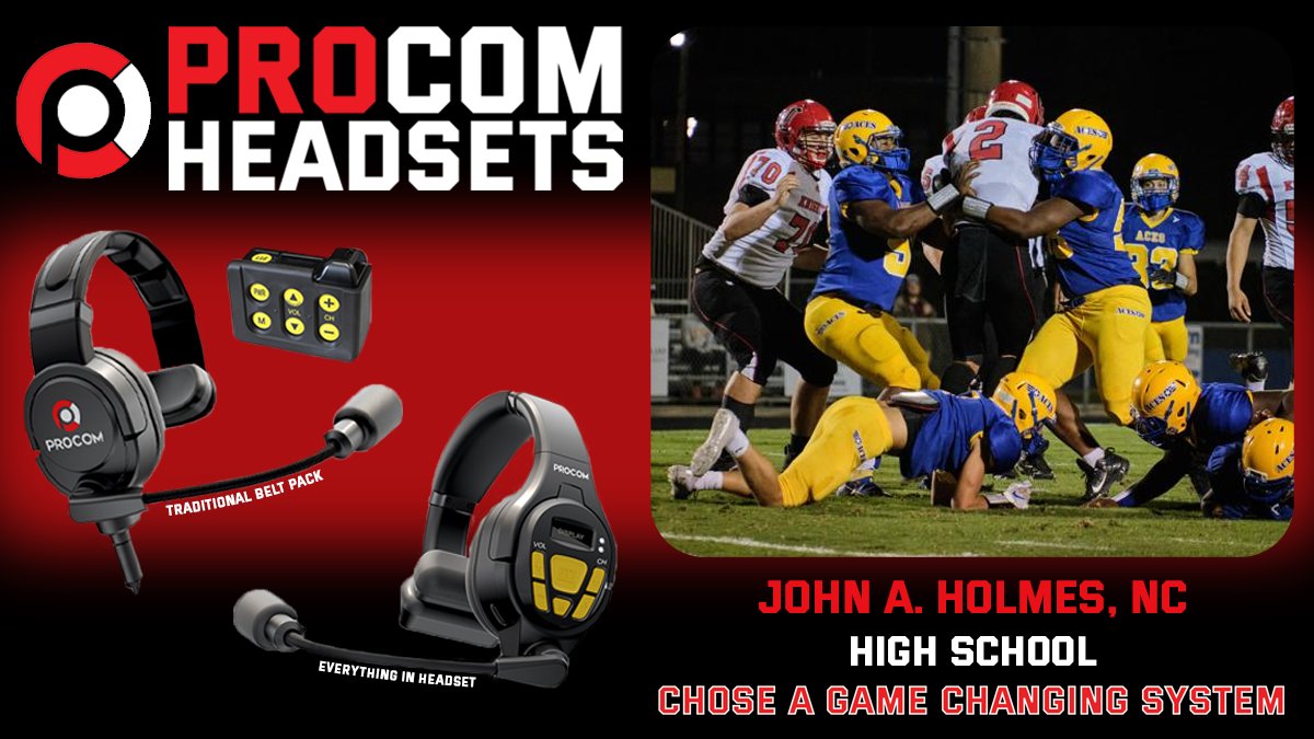 ProComHeadsets's tweet photo. Thanks for joining the #ProCom team, @JohnAHolmesHS! We appreciate you making the switch, and look forward to being on the sidelines with you in the upcoming seasons. Go #Aces! #communicatelikeapro #acespride https://t.co/2Cujvy0stw