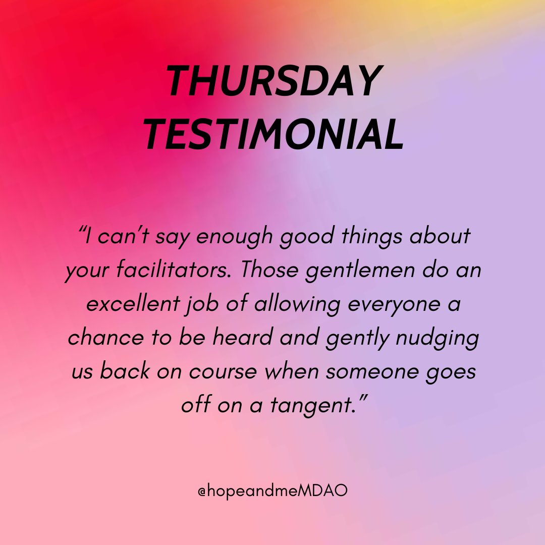 hopeandmemdao's tweet image. At Hope + Me, we give you a safe and inclusive space. 

Come and be a part of our supportive community. Join our peer supports today! 

#peersupport #recovery #recoveryprograms #Mentalhealthsupport #mentalhealthmatters #Mentalhealthsupport #mentalhealthresources