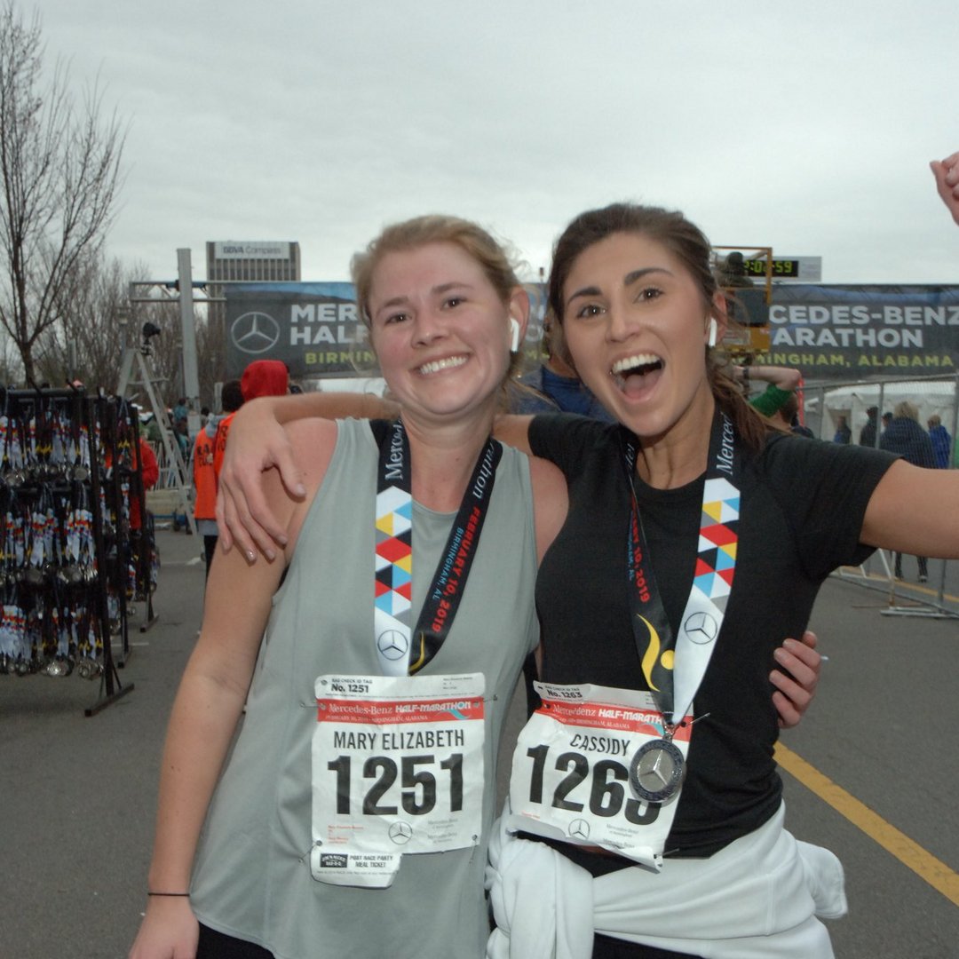 Run_Mercedes's tweet photo. We are wearing BIG SMILES because our final preview course run is THIS Sunday, Jan. 29 at 6:30 a.m. at Boutwell Auditorium! Get your running shoes on and let's practice! #RunMercedes #MBMW2023 https://t.co/kX6PQE2BhB