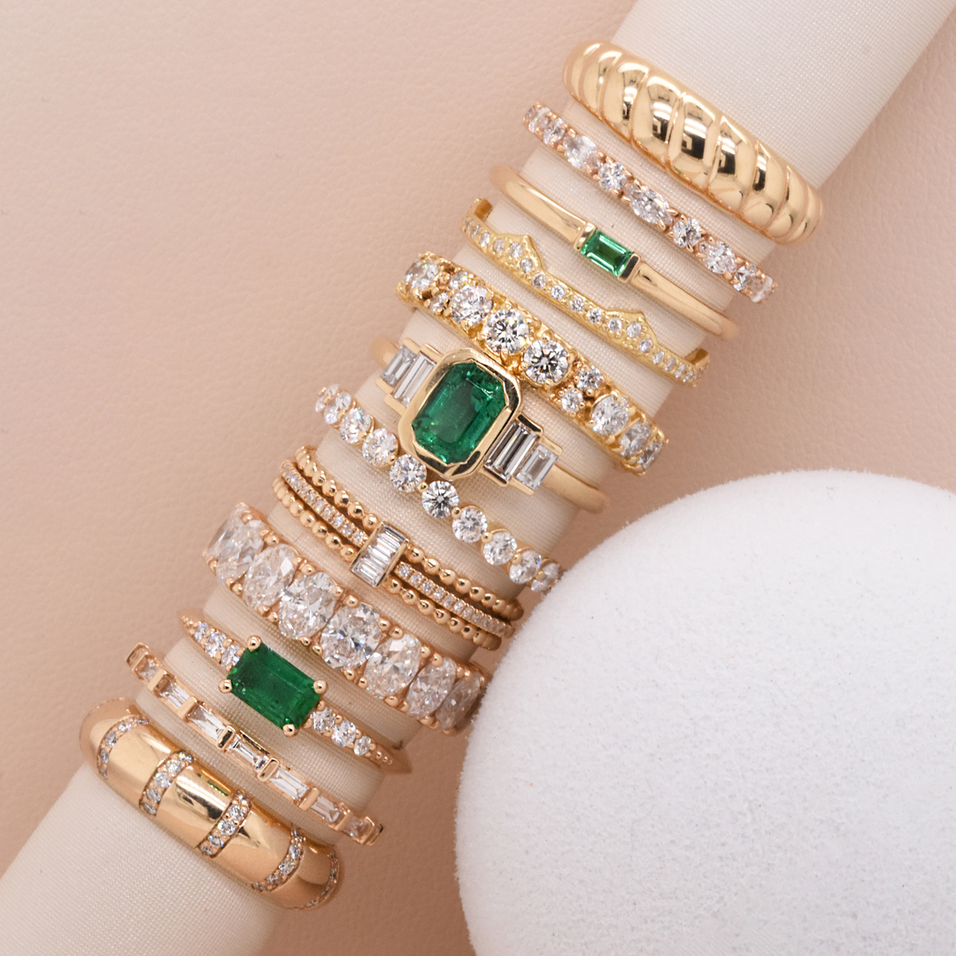 Just a few of our favorites rings.
.
#engagementrings #altengagement #diamondbands #anniversarybands #anniversaryrings #anniversarygifts #eternityrings #eternityband #diamondeternity #contourband #diamondband #diamondring #diamonds #emeralds #emeraldring #emeraldengagementring