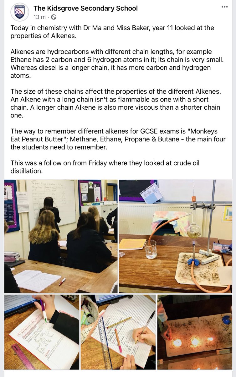 Daisy_Chemistry's tweet photo. Some “cracking” work with this topic! 😂 😉
#science #sciencejoke #stem 

@ShawEduTrust https://t.co/BPphiQIzDM