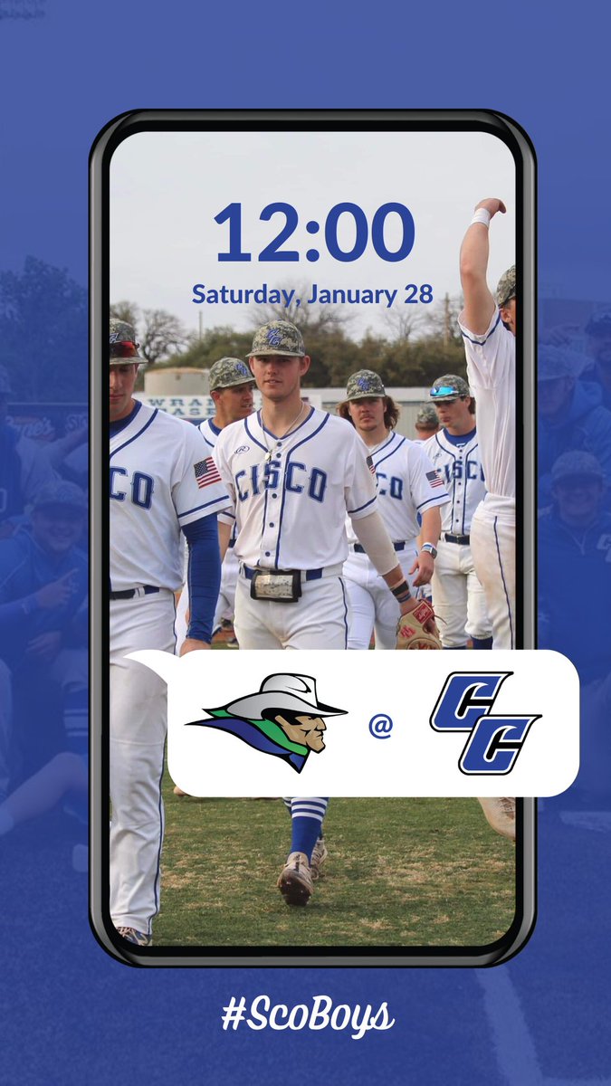 48 HOURS AWAY FROM OPENING DAY ‼️

The #ScoBoys are set to take on Western Texas in a double-header (two 7-inning games).

1/28 <a href="/12/">$</a>:00 at Cisco College Baseball Field
