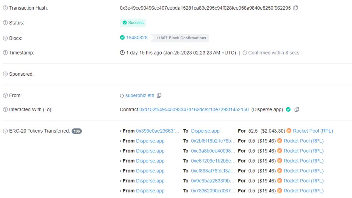 Can I give a shout out to <a href="/superphiz/">superphiz.eth</a> real quick? I saw that I had a little extra $RPL in my wallet and of course it was because he was giving some value back to community members of <a href="/Rocket_Pool/">Rocket Pool</a>. If I had to guess, was it from having poap.gallery/event/98169?