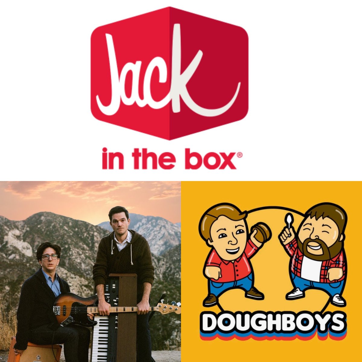New Doughboys Thursday! Michael Cassady <a href="/michaelcassady/">Michael Cassady</a> &amp; Paul Rust <a href="/paulrust/">Paul Rust</a> of Don't Stop or We'll Die join the 'boys to talk New Years resolutions, Ben Affleck, and Jack Box before a review of Jack in the Box. Plus, another edition of Let Me Be Frank.

headgum.com/doughboys/jack…