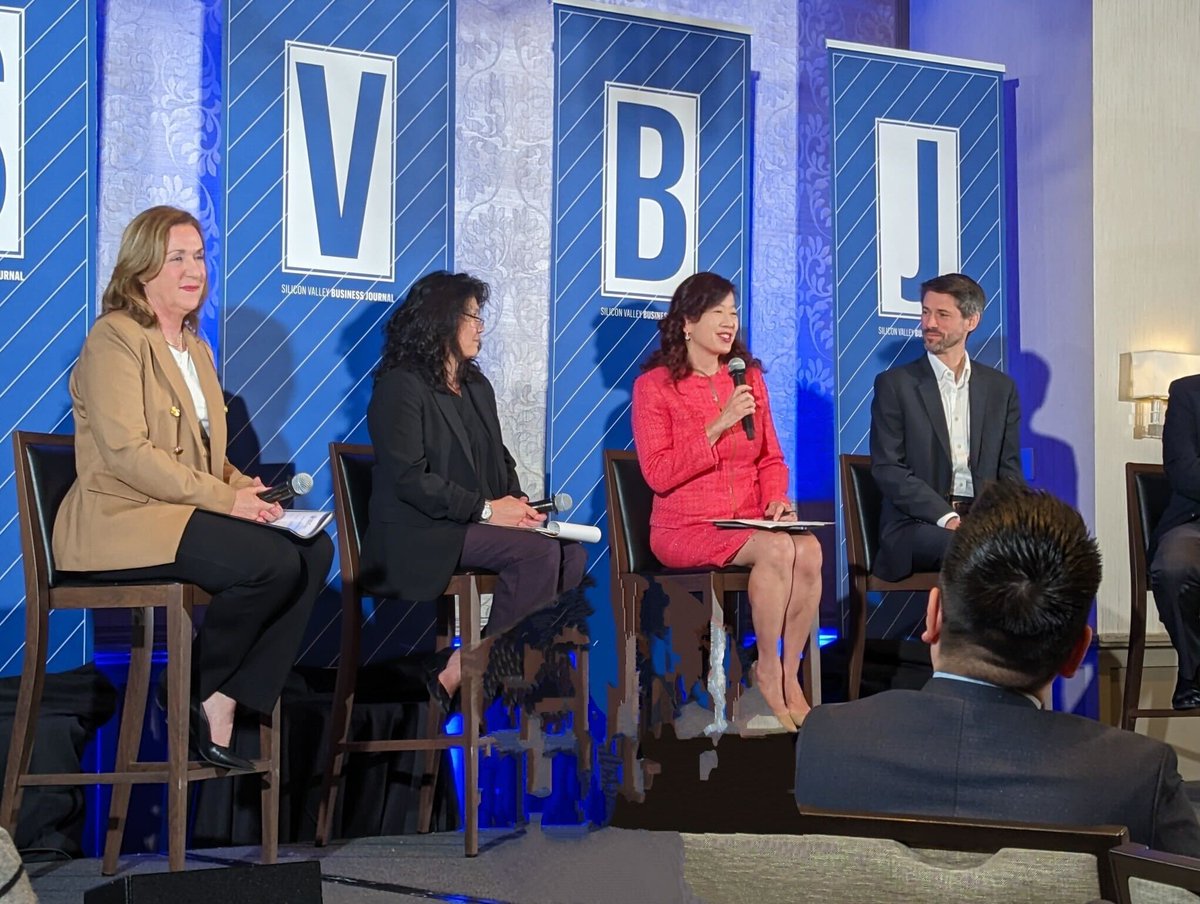 Fremont Chamber (@fremontbusiness) on Twitter photo What’s in store for Silicon Valley’s economy in the new year?
Palo Alto Mayor Lydia Kou,
San Jose Mayor <a href="/MattMahanSJ/">Mayor Matt Mahan</a>
Santa Clara Mayor <a href="/LisaGillmor/">Lisa Gillmor</a>
Fremont Mayor <a href="/LilyMei4Fremont/">Lily Mei</a> <a href="/svbizjournal/">Silicon Valley Business Journal</a> <a href="/SVBizEvents/">SVBJ Events</a> <a href="/WestinSanJose/">The Westin San Jose</a> What’s in store for Silicon Valley’s economy in the new year?
Palo Alto Mayor Lydia Kou,
San Jose Mayor <a href="/MattMahanSJ/">Mayor Matt Mahan</a>
Santa Clara Mayor <a href="/LisaGillmor/">Lisa Gillmor</a>
Fremont Mayor <a href="/LilyMei4Fremont/">Lily Mei</a> <a href="/svbizjournal/">Silicon Valley Business Journal</a> <a href="/SVBizEvents/">SVBJ Events</a> <a href="/WestinSanJose/">The Westin San Jose</a>