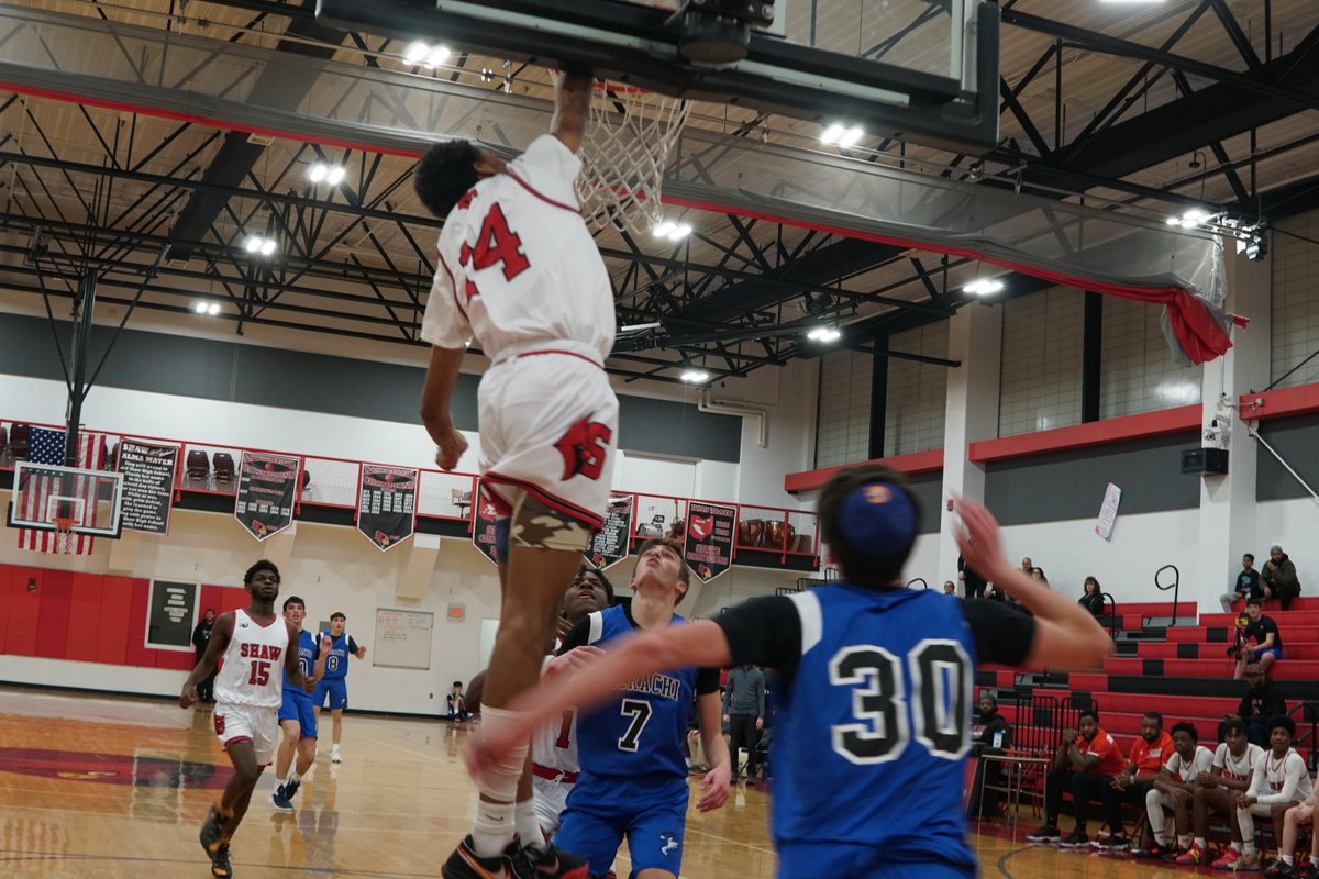 EastCleSchools's tweet photo. Another win for your Shaw Cardinal Boys Basketball Team! Last night, we defeated the Fuchs Mizrachi Mayhem 63 to 34! Lorain on Friday! #ShawBasketball #YeahShaw https://t.co/KwoeeGjlnu