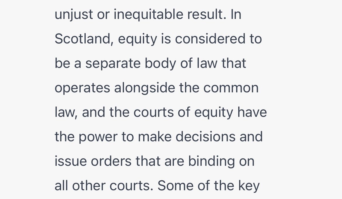 lanarkboy's tweet image. Ok, so chatGPT is not quite perfect yet. #scotslaw #equity #AIexperiment