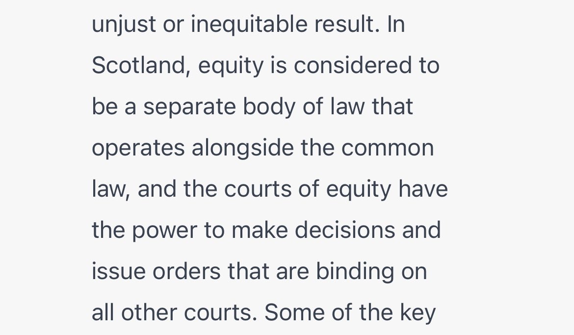 Ok, so chatGPT is not quite perfect yet. #scotslaw #equity #AIexperiment