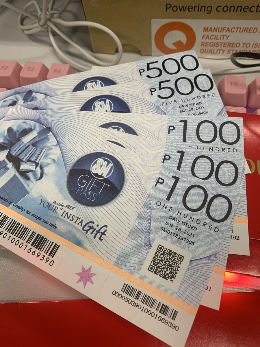 RegineFeliciano's tweet image. Selling Sodexo GC. P1300 #forsaleph