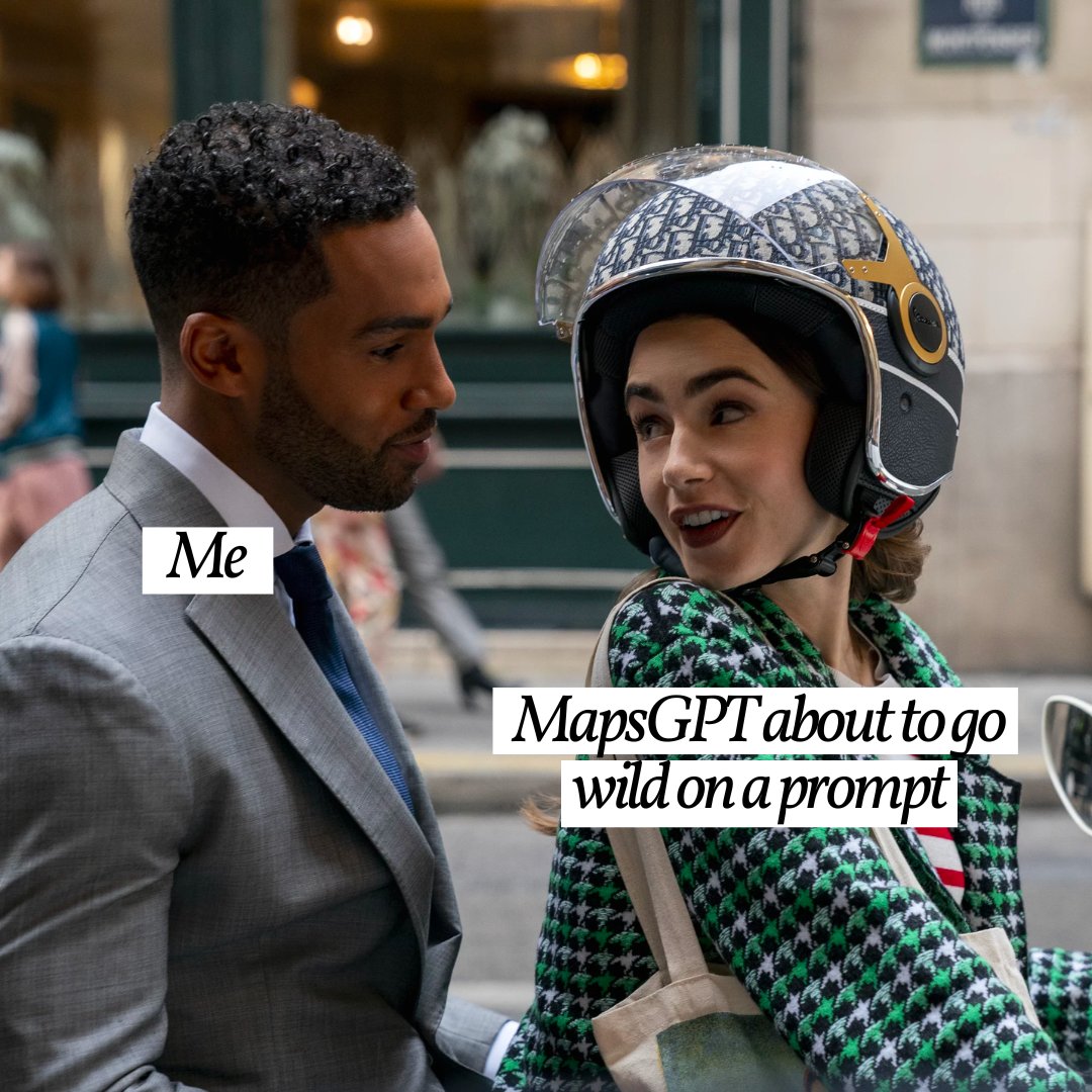 Proxi_Co's tweet photo. Hold on tight!!! MapsGPT is about to take you for a wild ride or have you swooning in love after one use. Generate your delightful, wild, goofy map at https://t.co/52Hpm1uBMs!
#MapsGPT #ProxiMaps https://t.co/nfI92Xq7mE