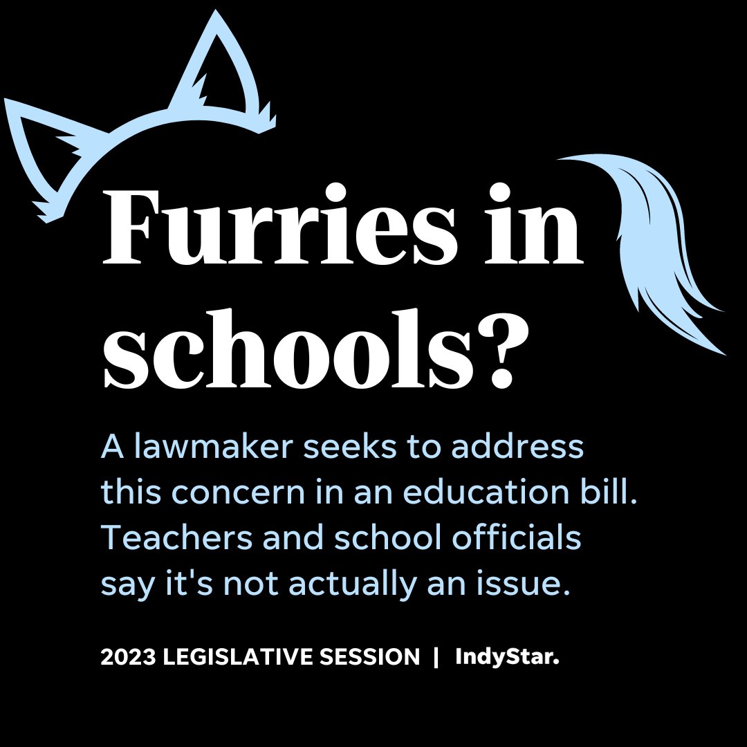 indystar's tweet photo. IndyStar hasn't been able to find evidence of an Indiana school district actually reporting that students are dressing as animals. Read more: https://t.co/8Jyew8ErPL https://t.co/7haAoi7JZZ