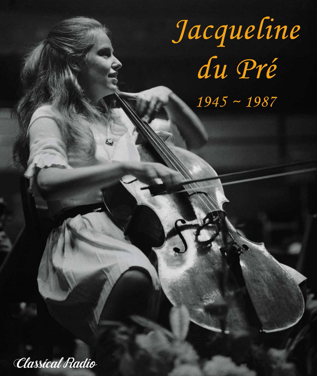 Remembering the great cellist #JacquelineDuPré (1945-1987) on what would have been her 78th birthday. You’ll find her wonderful performances on several of our channels:
ClassicalRadio.com/celloworks
ClassicalRadio.com/stringworks
ClassicalRadio.com/adagios

•

#CelloWorks #CelloMusic #Cello