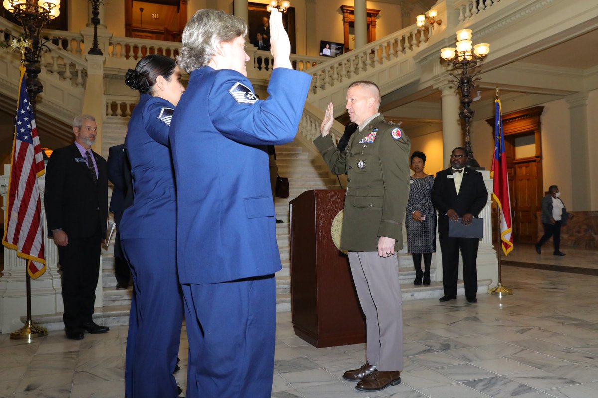 GA National Guard on Twitter Guardsmen visited state leaders