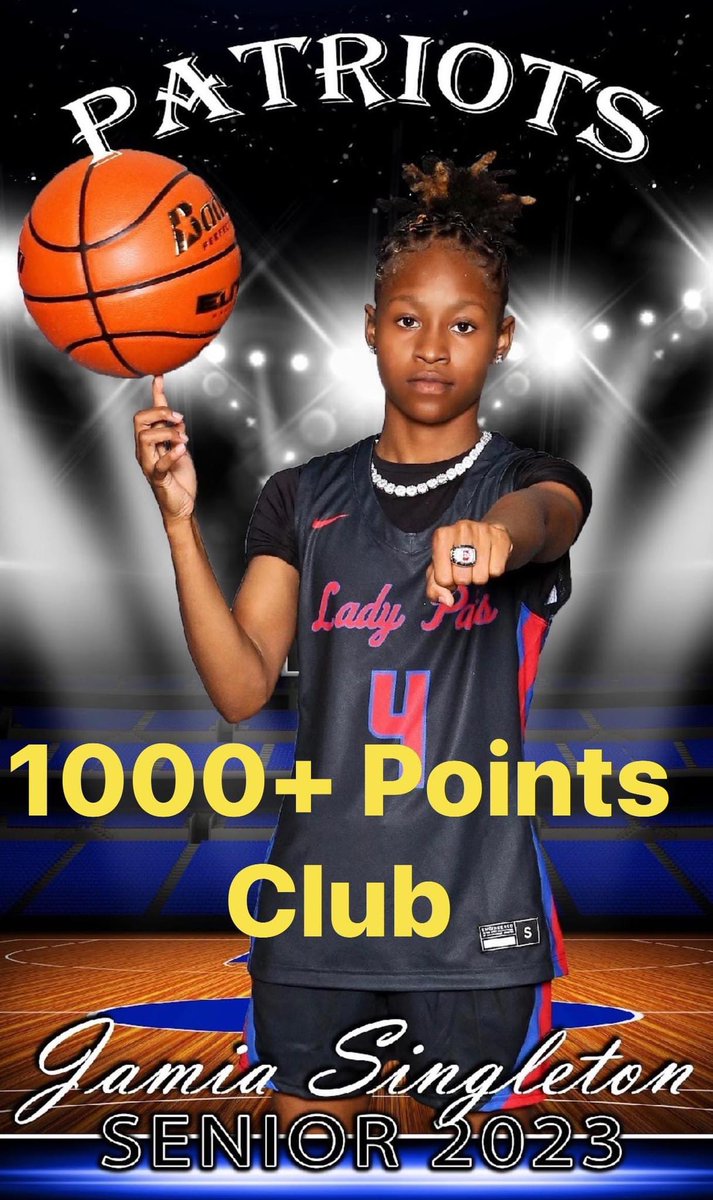 LBR_Basketball's tweet photo. Help us congratulate Ellender’s senior standout Jamia “Mini” Singleton on scoring her 1,000th point!

She is one of the top unsigned guards in the state for the 23’ class!

College coaches we always say you can never have enough PG’s on the roster… take a look this young lady!👇 https://t.co/zts1Freq0N