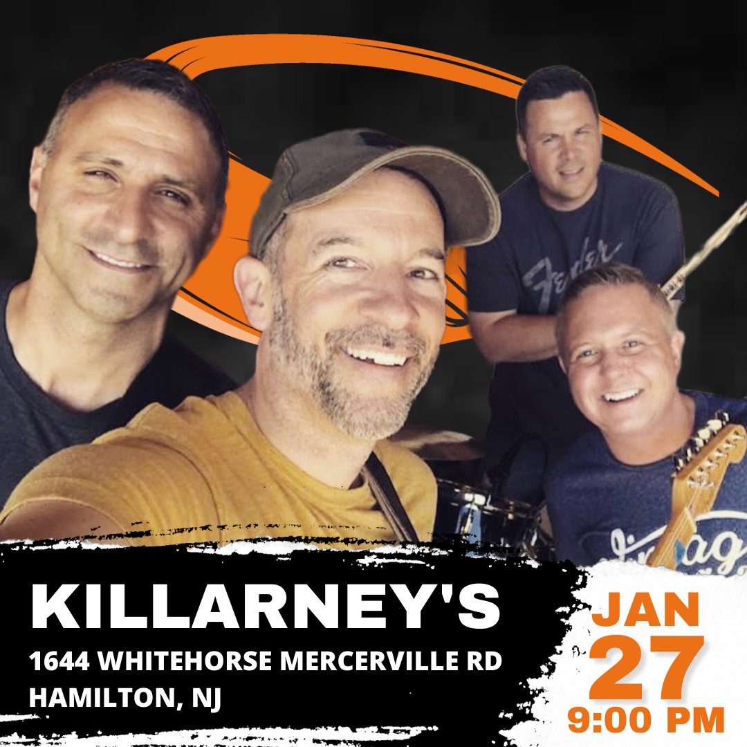 e_stingray's tweet photo. Finally!!!  Join us at Killarney's tomorrow (1/27).  We kickoff at 9pm! https://t.co/XN4vDwGJrR