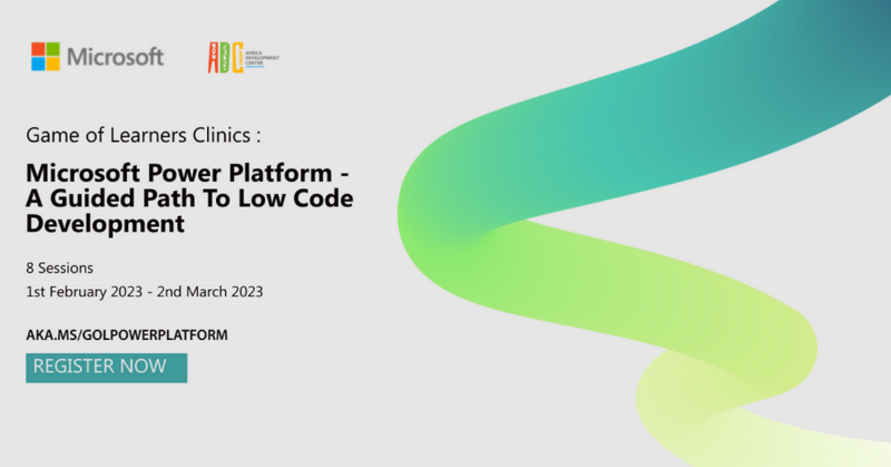 MSFTImagine's tweet photo. Calling all aspiring #Developers! Learn how to build and deploy #Tech solutions using Low Code in only FIVE weeks — no coding background necessary. 🙌

Register for the Game of Learns Power Platform clinic now: https://t.co/qGIrFABLQ3.