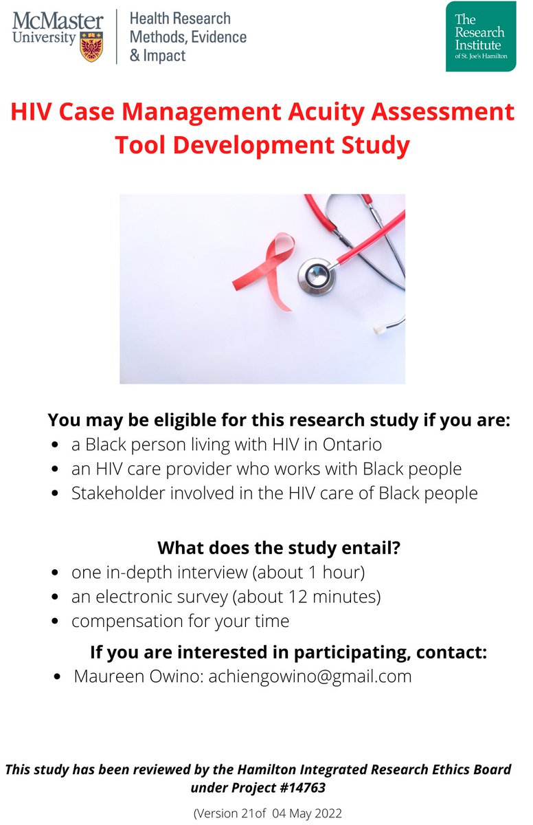 We are creating the HIV Case Management Acuity Tool (HICMAAT). More about the study here:hicmaat.mcmaster.ca Reach out if you would like to contribute. @theohtn @HEI_mcmaster @Wangari_Tharao @NotishaMassaqu1