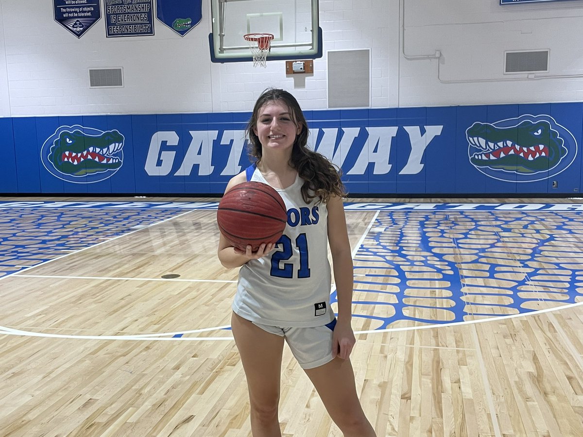 GRHSGators's tweet image. RECORDS BROKEN! 
Junior Angie Zagone breaks the school record for points in a game with 48 (previously 47), and shatters the 3-pt record with 9 (previously 6) in tonight’s win over Lindenwold! 🐊🏀