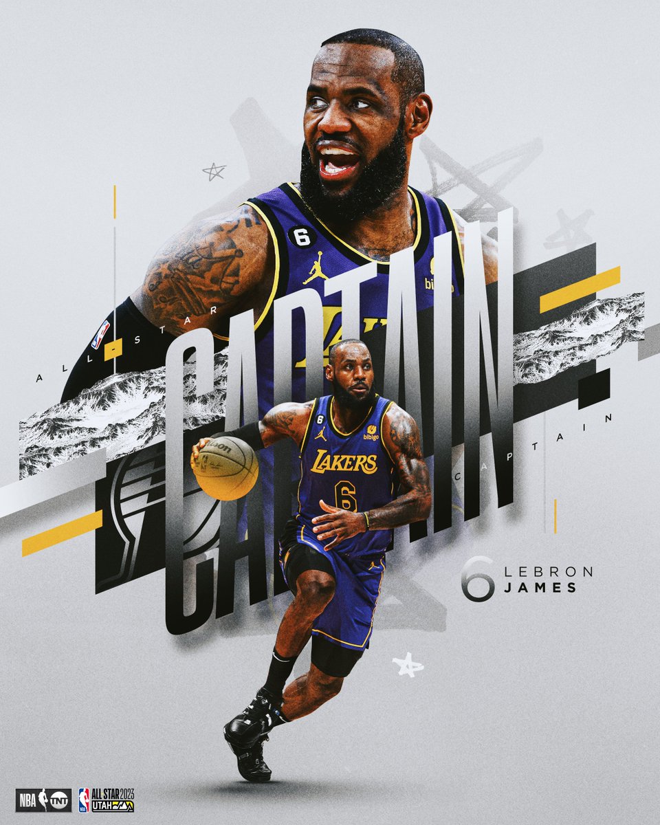 NBAAllStar on X: Making his 17th #NBAAllStar appearance and serving as a  team captain for the 4th year in a row LeBron James of the @Lakers.  Drafted as the 1st pick in