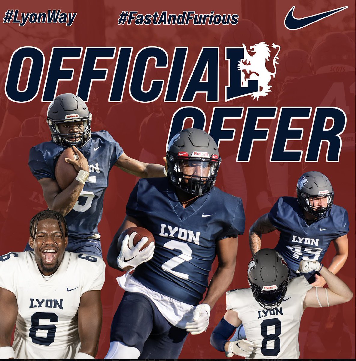 JanathyianMD's tweet image. #AGTG Extremely Blessed to Receive an Offer from @_Lyon_Football @CoachHerb1 @CoachRFreeland