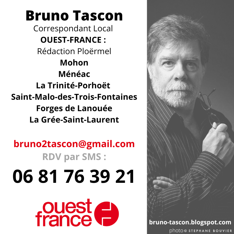 #BrunoTascon : #Correspondant #Rédacteur #Presse [#OuestFrance] #Ploërmel #Graphiste #Vannes #Morbihan (bruno-tascon.blogspot.com)
#Illustrateur #Dessinateur #BD (#écrivain #scénariste) #AnimateurCommercial - #Enquêteur #statistiques #Tourisme #Bretagne ((sites.google.com/view/bruno-tas…))