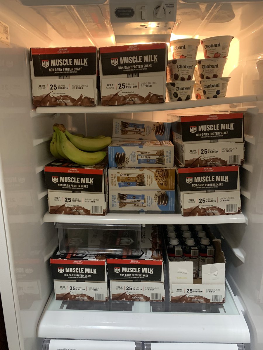We talk diet/nutrition everyday…challenged these guys and they responded over 16 weeks.
I’m happy this finally came together, The Fridge of Gains is now open to all Shed Athletes! Unlimited and free post workout meals, enjoy!