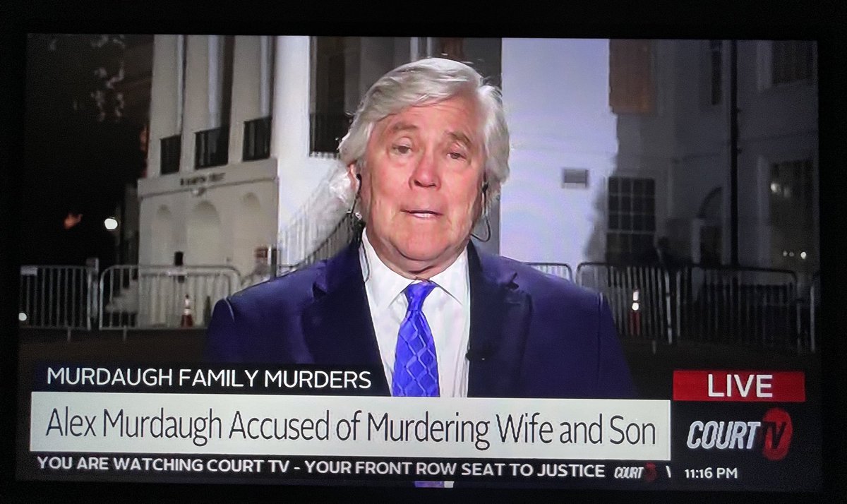imadriienne's tweet photo. yesss!! @joemccullochsc joining the analysis tonight on @CourtTV 👏🏼👏🏼
discussing the #AlexMurdaugh case & all testimony from today on @CourtTV & all the thoughts on the trial.
with @MichaelCourtTV @jackrice #DavidBruno @CourtTV 👏🏼👏🏼 https://t.co/bcImjuwBVt